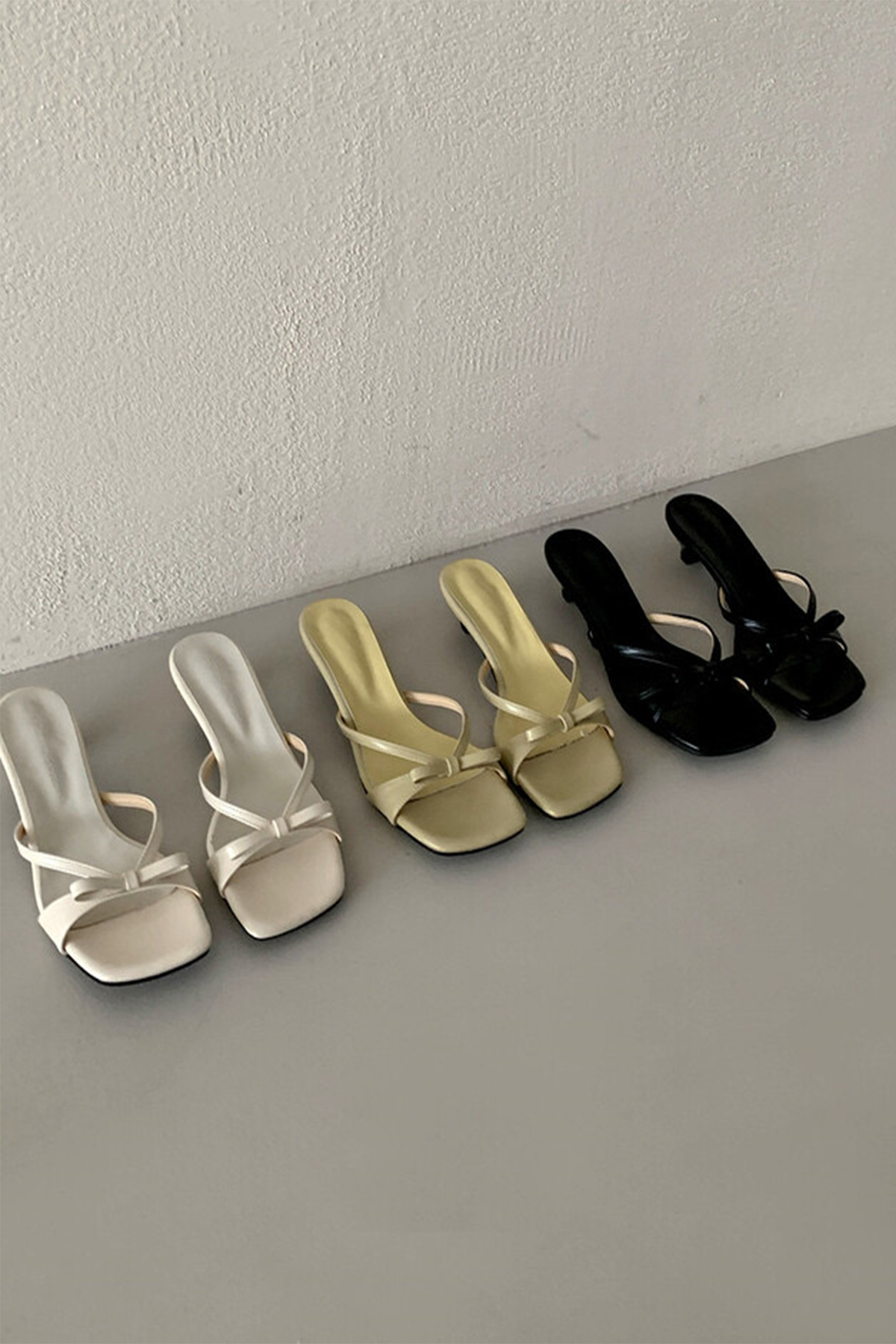 Ribbon Heels slipper [3color]